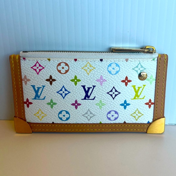 Luis Vuitton Murakami Clés 2003 Keychain Coin-purse - White/Multicolor - Picture 10 of 11